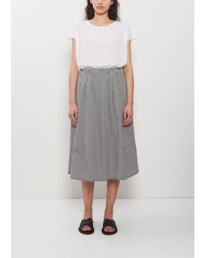Apuntob Cotton Gathered Skirt - Gray