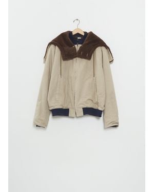 A.PRESSE Vintage Ww2 Us Navy Deck Hooded Jacket - Natural