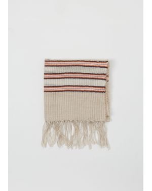 Begg x Co Staffa Ainsley Cashmere Silk Scarf - Natural