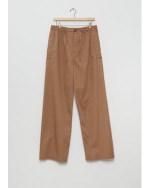 Lemaire Pyjama Cotton Trousers - Natural