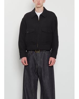 Visvim Men Langley Wool Linen Jacket - Black