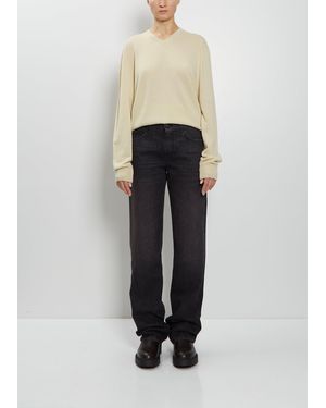 The Row Carlyl Cotton Jean - White