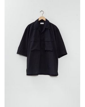 Lemaire Short Sleeve Utility Shirt - Blue
