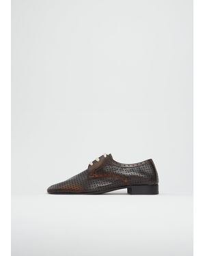 Dries Van Noten Perforated Oxford - White