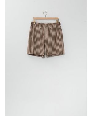 Homme Plissé Issey Miyake Stripe Jersey Trousers - White