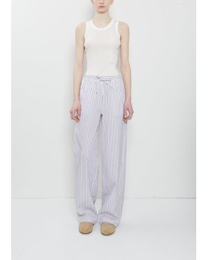 Loulou de Saison Cisco Cotton Trousers - White