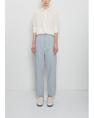 Casey Casey Basic Cotton Pant - White