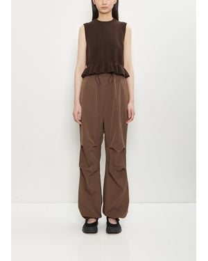 Cecilie Bahnsen Brooks Technical Joggers - Natural