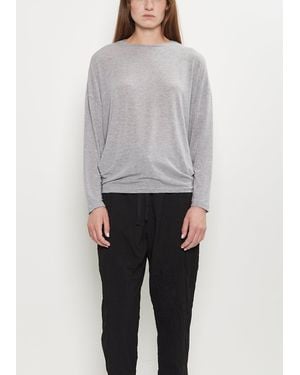 Pas De Calais Jersey Crewneck Pullover - Grey