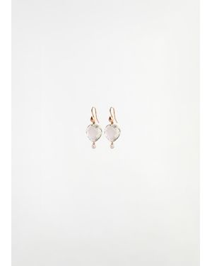 MIRIAM STELLA Prasioliate Diamond Earrings - White