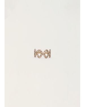 Noguchi Bijoux Vsl Melee Oval Chain Ring - Natural