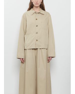 Meta Campania Collective Bill Cropped Workwear Jacket - Natural