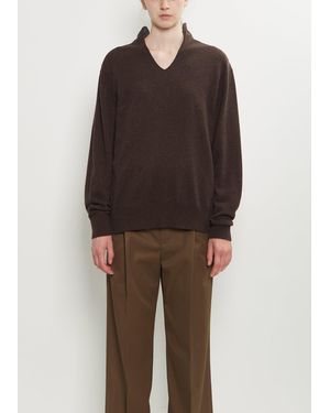 Carven Cashmere Double Jumper - Brown