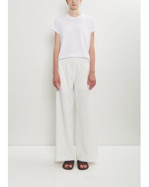 Labo.art Diana Fine Cotton Corduroy Pant - White