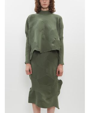 Issey Miyake Kone Kone Top - Green