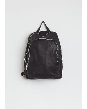 Guidi Leather Backpack - Black
