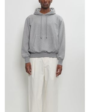 AURALEE Smooth Soft Bd Sweat P/o Parka - Grey
