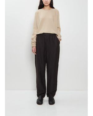 Casey Casey Longe Chasse Linen Wool Pant - White
