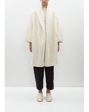 Lauren Manoogian Alpaca Knit Capote Coat - Natural