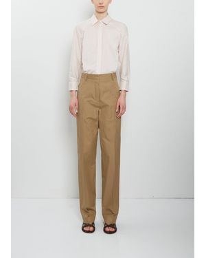 Dries Van Noten Pilar Cotton Trousers - White