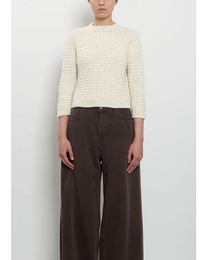 Wommelsdorff Lovely Cashmere Silk Sweater - White