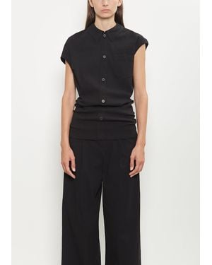 Issey Miyake Like Torso Like Shirt - Black