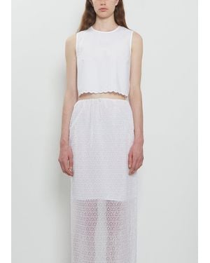 Cecilie Bahnsen Deeba Cotton Top - Black