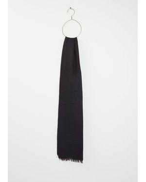 Begg x Co Staffa Cashmere Silk Solid Scarf - Black