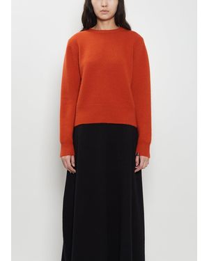 Extreme Cashmere N°430 Jeanne Stretch Cashmere Sweater - Red