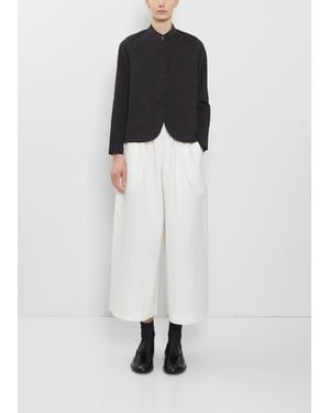 École de Curiosités Pierre Organic Cotton Hemp Pants - White