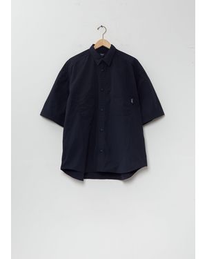 Comme des Garçons Pockets Technical Short Sleeve Shirt - Blue