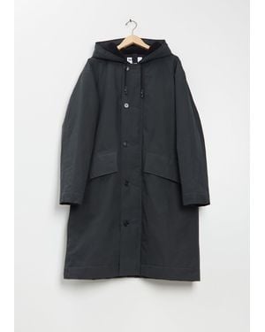 MHL by Margaret Howell Hooded Cotton Parka - Blue