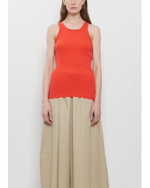 Meta Campania Collective Francis Cotton Ribbed Tank Top - Red
