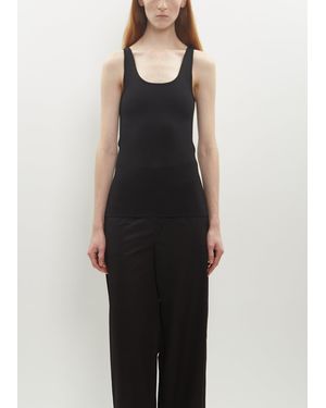 TOTEME Organic Cotton Compact Knit Tank - Black
