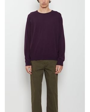Dries Van Noten Muchas Merino Wool Jumper - Purple