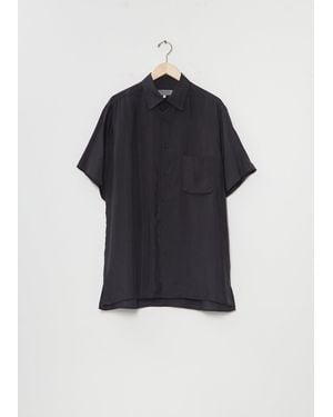 Yohji Yamamoto Big Half Sleeve Shirt - Blue