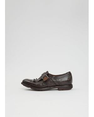 Church's Shanghai Distressed Leather Loafer - White