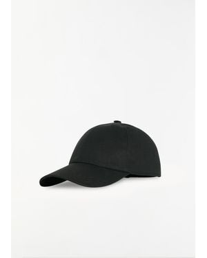 The Row Caspian Cotton Hat - Black