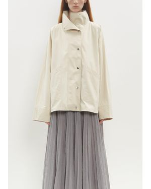 TOTEME Organic Cotton Summer Parachute Jacket - Natural