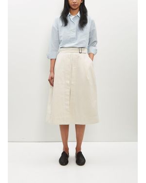 MHL by Margaret Howell Cinch Waist Skirt - White