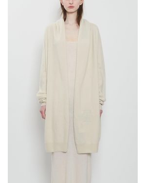 Frenckenberger Straight Cashmere Cardigan - White