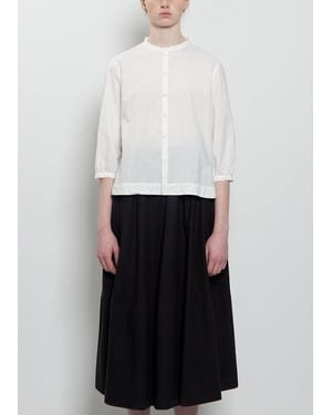 Labo.art Micra Sushi Light Poplin Blouse - White
