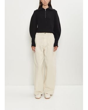Lemaire Cotton Denim Large Pants - Multicolor
