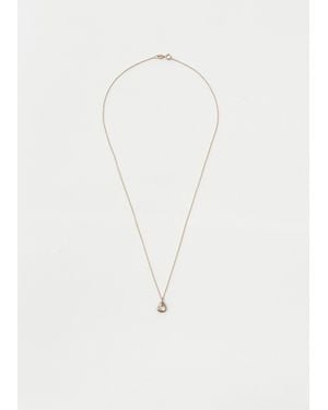 Anaconda Gwyneth Champagne Diamond Pendant Necklace - White