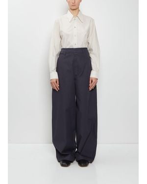 Lemaire Large Cotton Chino - Blue