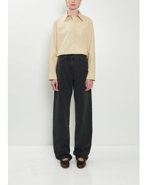 The Row Clair Cotton Denim Jean - Black
