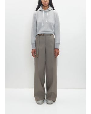 Sacai Poly-wool Suiting Bonding Pants - Gray