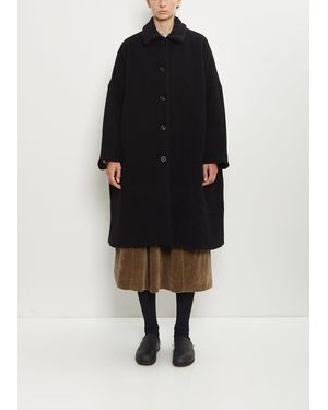 Casey Casey Big Blobby Cashmere Coat - Black