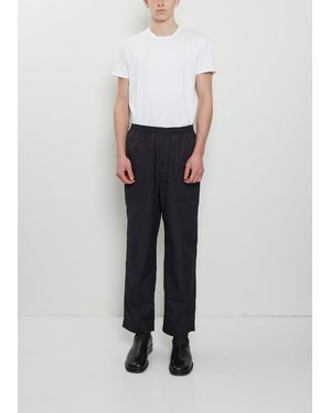 Comme des Garçons Cotton Broad Drawstring Trousers - White