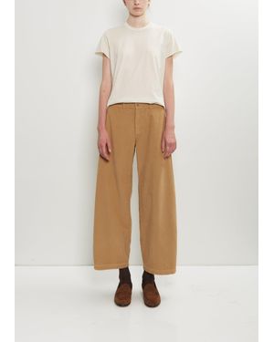 Labo.art Bum Fine Cotton Corduroy Pant - Natural